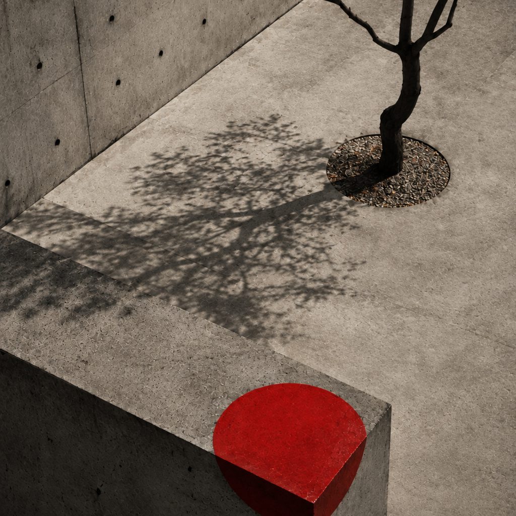 Twelve months of photographing the moment a space stops being one room and becomes another.
